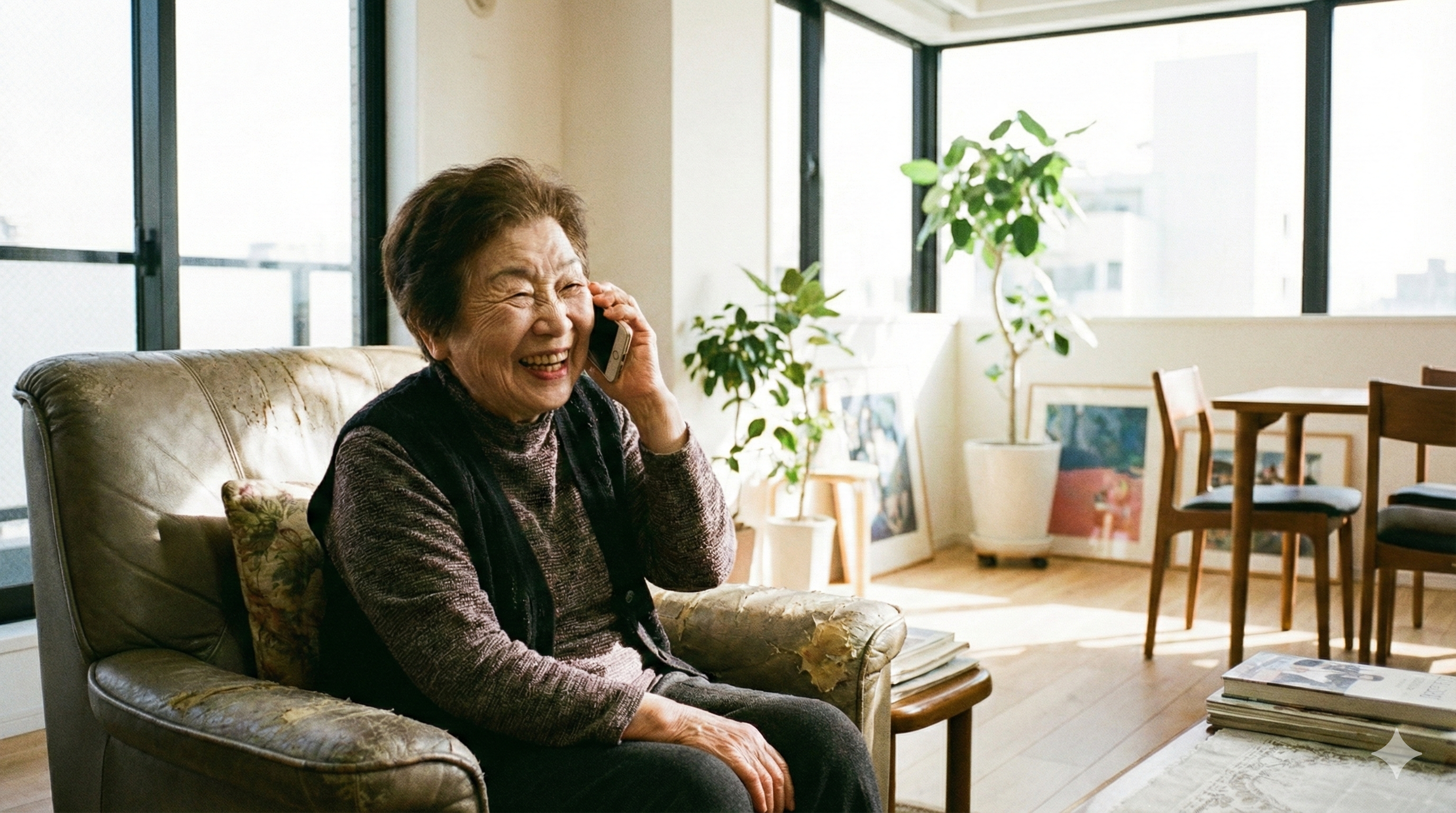 独居女性の安心をサポートするシンプルなスマホアプリで心強い生活を実現
